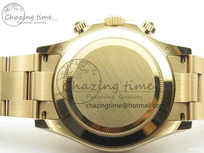 MiroTime 0501 Daytona 116508 RG Noob 1:1 Best Edition 904L SS Case and Bracelet RG Dial SA Comfortable 2705